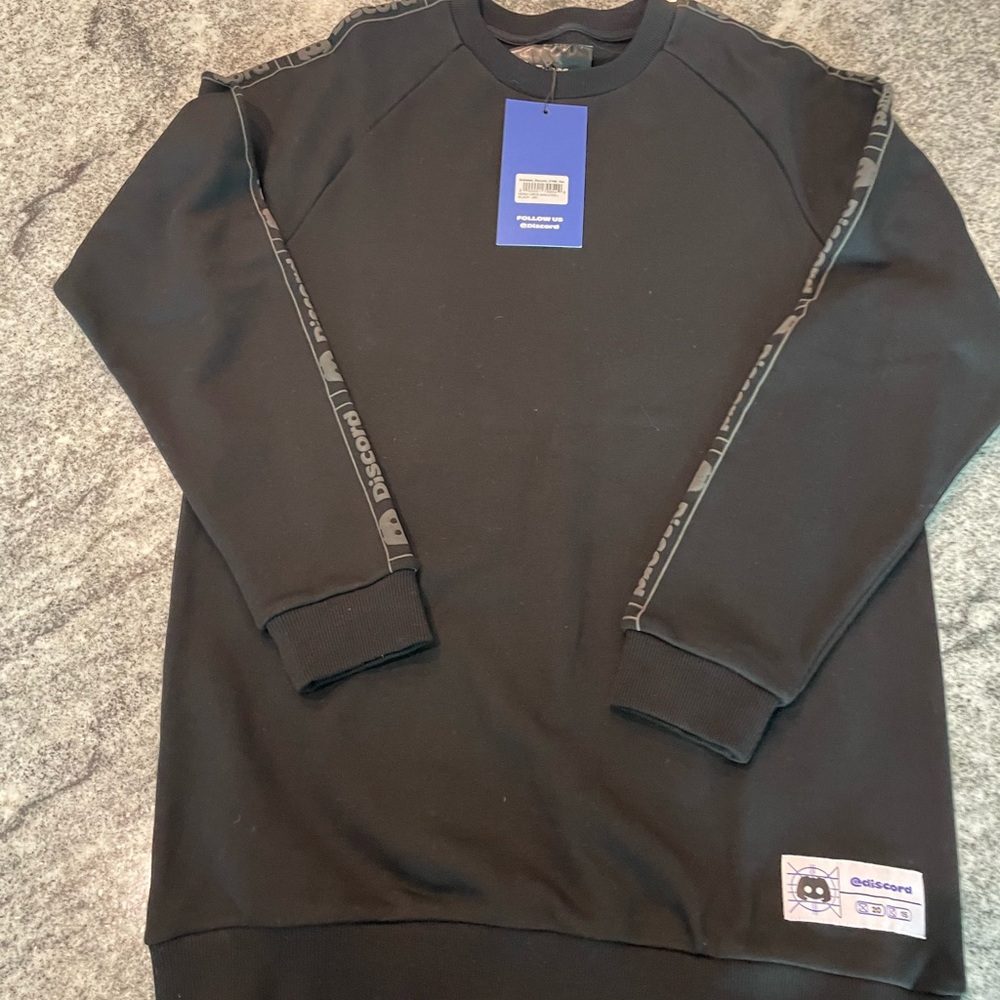 Black Discord Sweatshirt, Unisex Medium